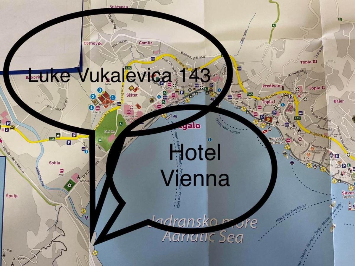Hotel Vienna Herceg Novi Exteriér fotografie